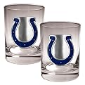Indianapolis Colts Rocks Glass Set - Clear