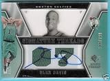 2007 SP Authentic Glen Davis Autograph Dual Game-Worn Jersey Rookie Card