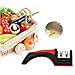 Knife Sharpener, Wuudi 2 Stage Kitchen Knife Sharpener with Spare Grinding Head as A Gift