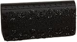La Regale Satin Beaded Shoulder Clutch