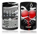 Devil's Heart Design Decal Skin Sticker for BlackBerry Curve 8350i Cell Phone