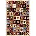 Blocked Contempo Rug Collection - Cream/ Multicolor