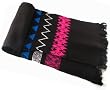 Pure Alpaca Ski Scarf in Designer Black (Extra Large)