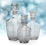 私の家族ウイスキー ワイン飲むガラス デキャンタ ワイン クリア ボトル デカンタ-500 ml