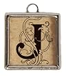 Upper/Lower Case Monogram Necklace - J