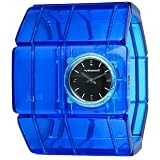 Vestal Womens RSA017 Rosewood Translucent Blue