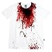 SangSang ST250 ハロウィン ブラッディ血飛沫 高品質 グラフィック デザイン Tシャツ