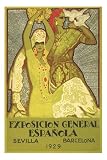 Spanish Fair Flamenco Dancer Premium Poster Print, 16x24