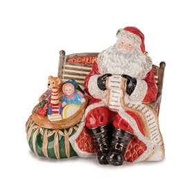 Waterford Holiday Heirlooms Santa's List Cookie and Candy Jar by Waterford