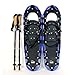 Snowshoes for Adult Unisex,Fully Adjustable Bindings, Lightweight Material, Hard Pack Grip Teeth,Outdoor Aluminum Alloy Material