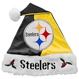Pittsburgh Steelers Colorblock Santa Hat