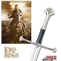 LOTR Anduril, Sword of Aragon with Display