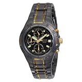 Pulsar Men's PL8002 Chronograph Black Ion Plated Stainless Steel Watch