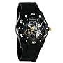 Armitron Men's 204405TITI Automatic Black Ion-Plated Stainless Steel Black Rubber Strap Sport Watch