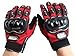 niceEshop Bicycle/Motorcycle Riding Protective Gloves Red L