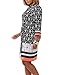 Sandra Darren Women Plus Size 3/4 Sleeve Printed Shirt Dress - Wear to Work