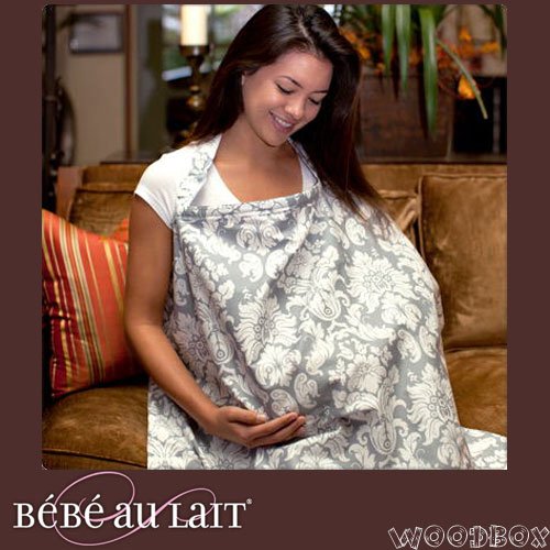 bebeaulait（ベベオレ）ナーシングカバー【シャトーシルバー】授乳ケープ