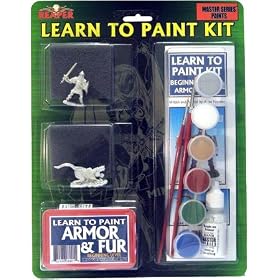 Reaper Learn to Paint Kit - Beginning Level Armor and Fur