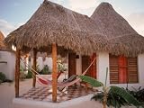 Hammock at Cabana, Quintana Roo, Mexico Photographic Poster Print by Frank Siteman, 40x30