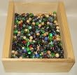 Mega Marbles SET OF 24 ASSORTED - 1/2" PEEWEE MARBLES