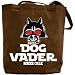 Canvas Tote Bag Brown  Dog Vader : Border Collie  Dog