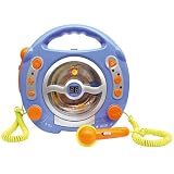 Idena 6805350 Kinder CD-Player "SING-A-LONG" blau mit 2 Mikrofonen und LED-Displayvon "Idena"