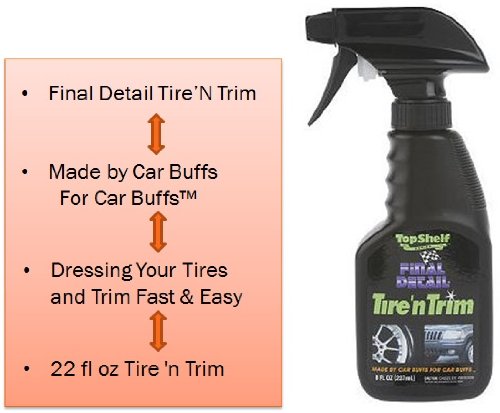 Final Detail Top Shelf Series Tire and Trim Dressing for Rubber, Vinyl and Plastic Protectant Care - 22 oz price Final Detail Top Shelf Series Tire and Trim Dressing for Rubber, Vinyl and Plastic Protectant Care - 22 oz price