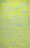 notNeutral Transport Rug, Ozone Blue/Lotus Green, 5-Feet by 8-Feet