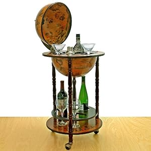 Small 16th-Century Italian Replica Globe Bar