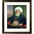Mehemet Ali Viceroy of Egypt Framed Art Poster Print by Louis Charles Auguste Couder, 25x29