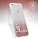 Iphone Case, Iphone 6 Plus Case - TURATA Premium Handmade Bling Crystal Diamonds Sweet Love Blowing Dandelion Brushed Metal Design Back Case Cover for Iphone 6 Plus (5.5