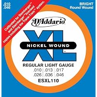 D'Addario ESXL110 Double Ball End Electric Guitar Strings, Light