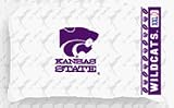 Kansas State Wildcats Pillow Case from Kentex - Set of 2 (Corresponds with Locker Room and Sideline