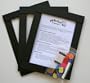Kids Art Frames - Button Frames - Decorate Your Own Black Lightweight Plastic Frames - Standard Size