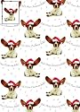Christmas Bells Basset Hound Christmas Wrapping Paper
