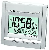 CASIO (カシオ) 置時計 WAVE CEPTOR 電波時計 温度・湿度表示 DQD-700J-8JF