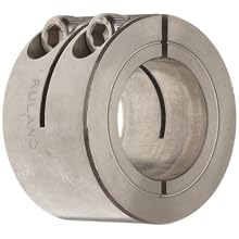 Ruland MWS Set Screw Beam Coupling, Stainless Steel, Metric