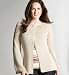Portfolio 34 Sleeve Knitted Cardigan with Linen