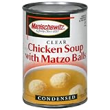 MANISCHEWITZ Chicken Soup With Matzo Balls, 10.5-Ounce Cans (Pack of 12)