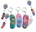 Flip Flop Hand Painted Keychains