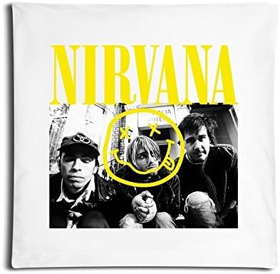 FunHomeDecor Cotton Solid Throw Pillow Covers Nirvana 18 X 18-Inches (One Cover)