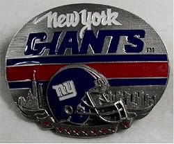 NEW YORK GIANTS  (LIMITED EDITION) NFL LICENSED FOOTBALL BUCKLE