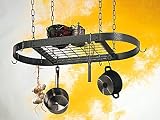 Rogar International Gourmet Oval Pot Rack