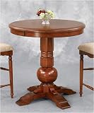 Lifestyle California 21-741-T/ 21-741-B Coloma Counter Height Round Pedestal Pub Table