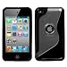Black/Clear Hybrid Protector Case for Apple iTouch 4, iPod Touch 4th Generation