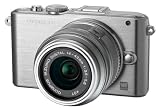 Olympus PEN E-PL3 14-42mm 12.3 MP Interchangeable Lens Camera with CMOS Sensor and 3x Optical Zoom (Silver)