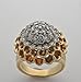 Tiffany 14k Yellow Gold And Platinum Diamond Estate Ring