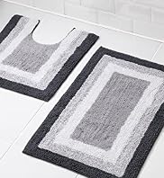 Graduated Border Bath & Pedestal Mats