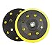 Superior Pads and Abrasives RSP44 Rubber Sander Pad - Soft (Hook and Loop, 8 Vacuum Holes, 6 Inch) Replaces Makita A-91207
