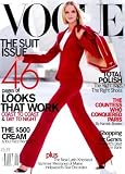 Vogue Magazine - August 2000: The Suit Issue; Carmen Kass, Michelle Rodriguez, & Much More
